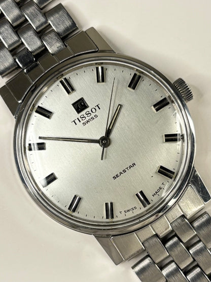 Tissot Seastar Ref. 41520 1971 men’s vintage timekeeper with stainless steel case, classic dial and calibre 781-1 manual movement