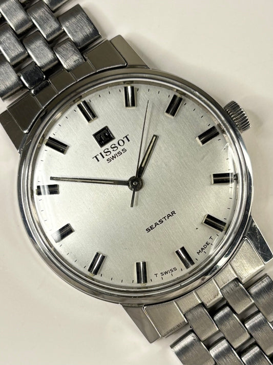 Tissot Seastar Vintage 1970’s Men’s Manual Silver Dress Watch - 41520 - 781
