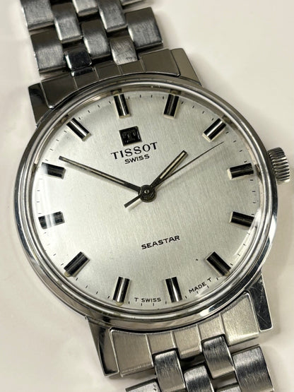 Collectible Tissot Seastar Ref. 41520 men’s 1971 vintage timekeeper featuring classic dial and Swiss craftsmanship