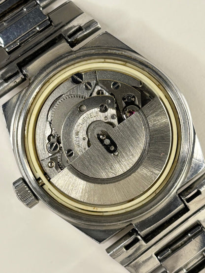Tissot PR516 Vintage 1970’s *BOX & PAPERS* Men’s Grey Dial Automatic Date Silver Watch - 44630 - Cal. 784