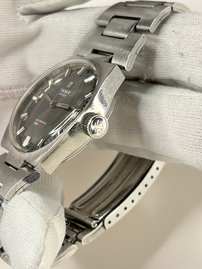 Tissot PR516 Vintage 1970’s *BOX & PAPERS* Men’s Grey Dial Automatic Date Silver Watch - 44630 - Cal. 784