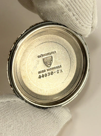 Tissot PR516 Vintage 1970’s *BOX & PAPERS* Men’s Grey Dial Automatic Date Silver Watch - 44630 - Cal. 784