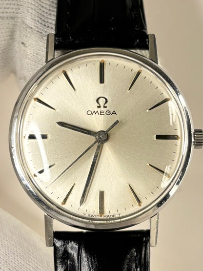 Omega Ref. 131.018 1964 men’s dress timekeeper powered by calibre 600 Swiss manual wind movement