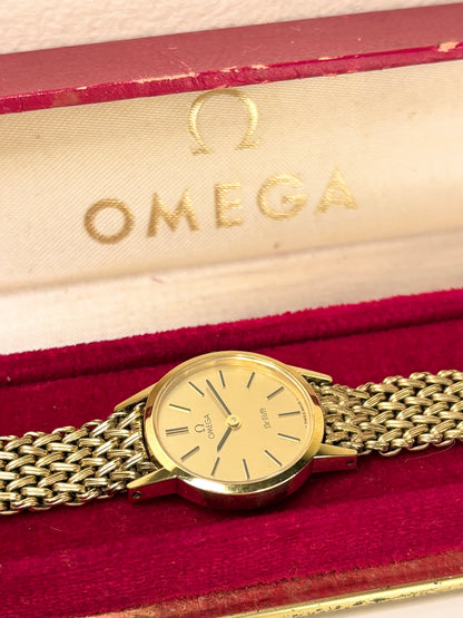 OMEGA De Ville *+BOX* Ladies Vintage 1970’s Manual Gold Watch - 511.0371