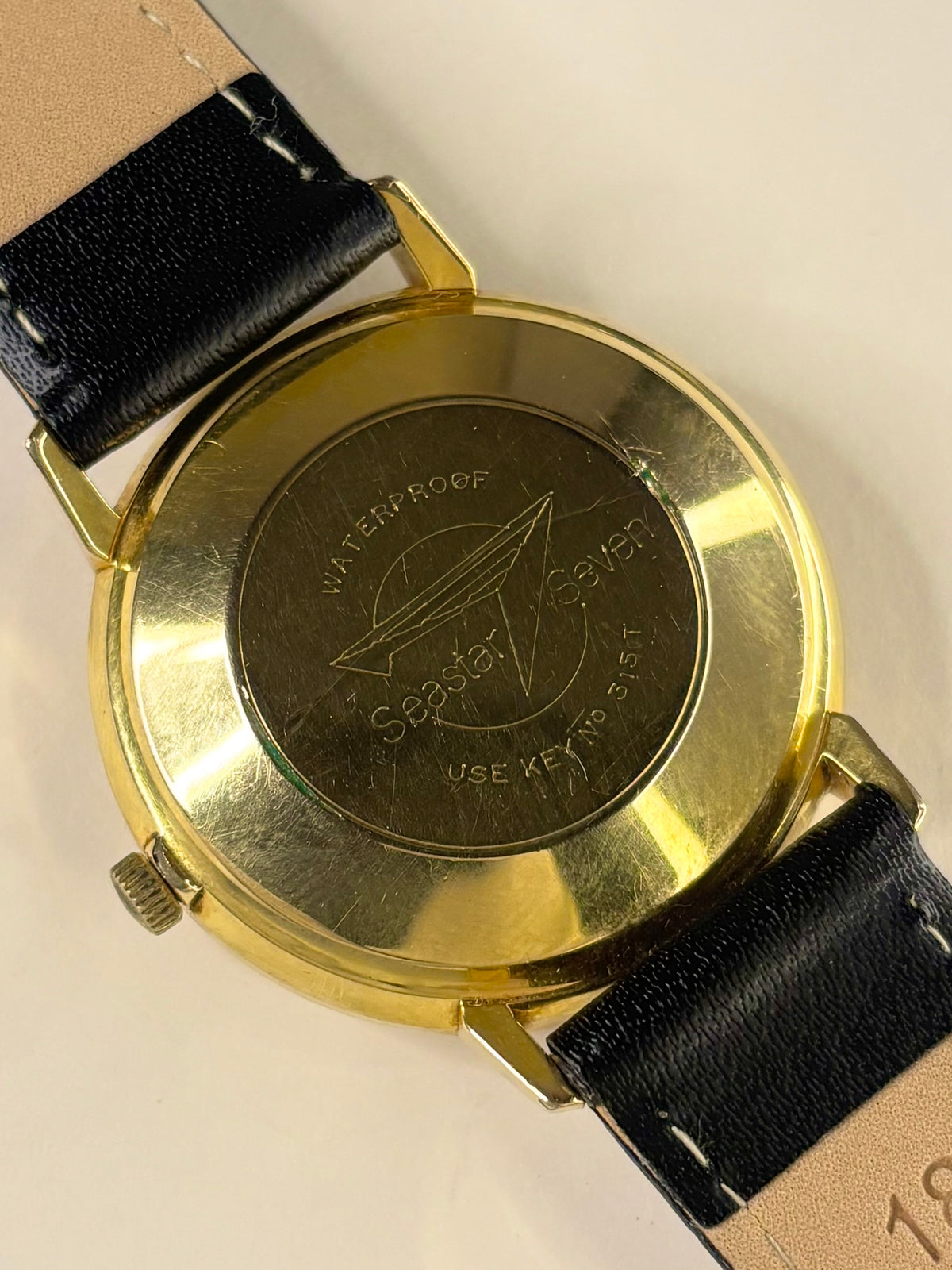 TISSOT Seastar Visodate Men’s Vintage 1970’s Automatic Date Gold Dress Watch
