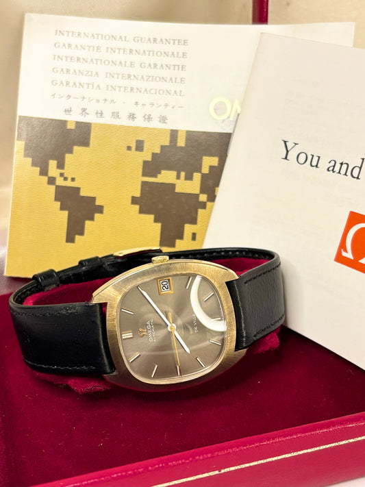 OMEGA De Ville 9ct Gold *FULL SET* Vintage 1970’s Men’s Automatic Dress Watch - 162.5045