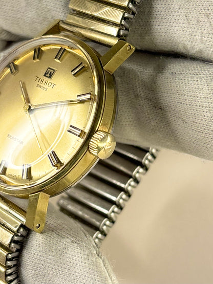 TISSOT Seastar Vintage 1970’s *+BOX* Men’s Manual Gold Watch