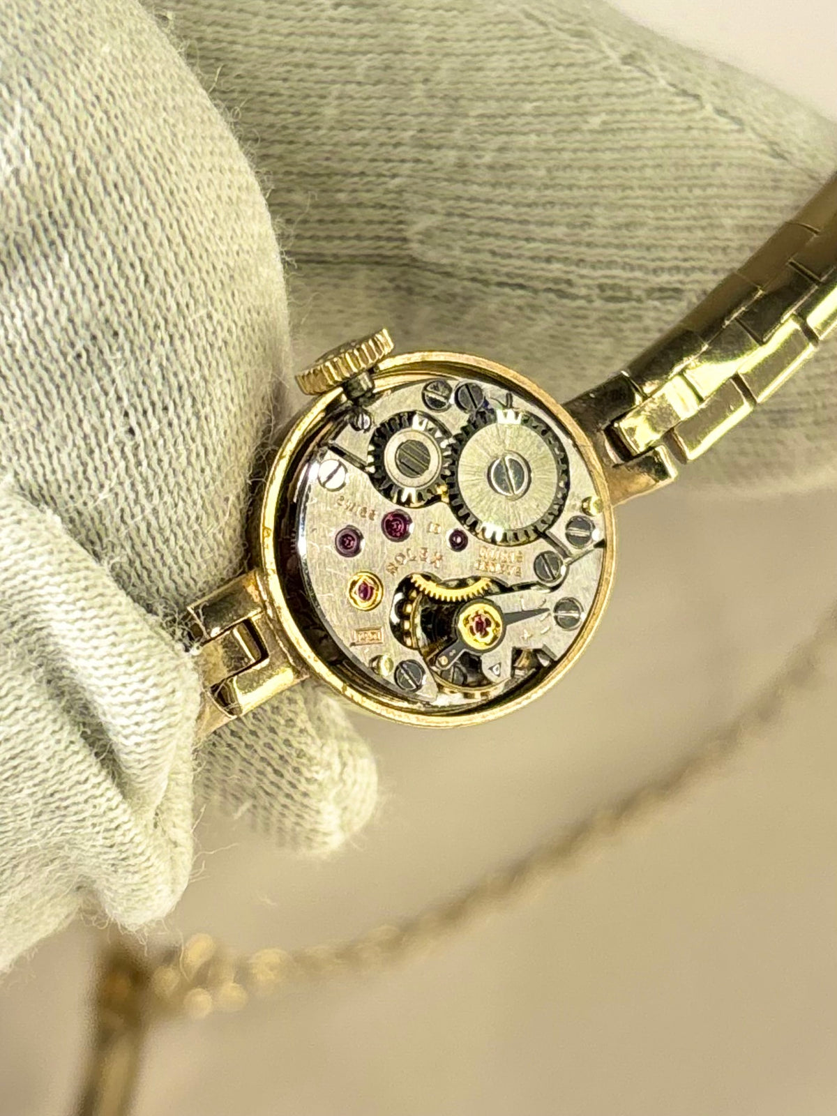 ROLEX Precision 9ct Gold Ladies *+BOX* Vintage 1960’s Manual Cocktail Watch - 32499