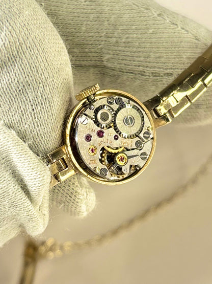 ROLEX Precision 9ct Gold Ladies *+BOX* Vintage 1960’s Manual Cocktail Watch - 32499