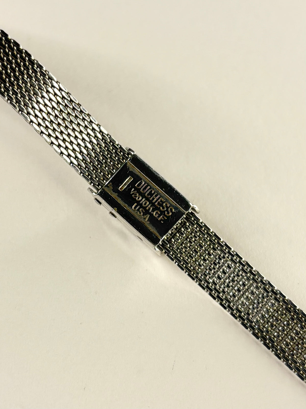 HAMILTON 10K Rolled White Gold Vintage Ladies 1960’s Manual Silver Cocktail Watch