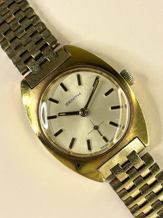 ZENITH Vintage 1970’s Ladies Manual Sub-Seconds Gold Watch